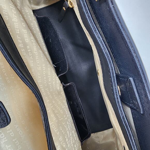 Kate Spade x Everpurse Black Frieda Over the Shoulder Tote Bag Purse Snap Close - Picture 2 of 8